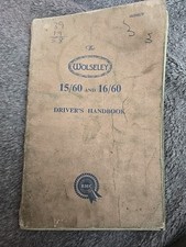 Wolseley 15/60 and 16/60 Drivers Handbook. 1962