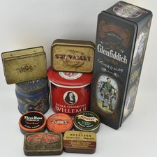 10x VTG Tin Job Lot Bundle Three Nuns Players Tobacco Zubes Meggeson Macfarlane