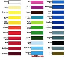 Sign-making Sign Vinyl Self Adhesive Rolls 1m 2m 5m 10m 25m 24" 610mm Gloss Matt