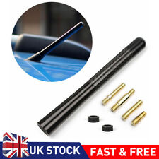 5" CAR BEESTING STUBBY SHORT BLACK CARBON FIBRE AERIAL ARIEL ARIAL MAST ANTENNA