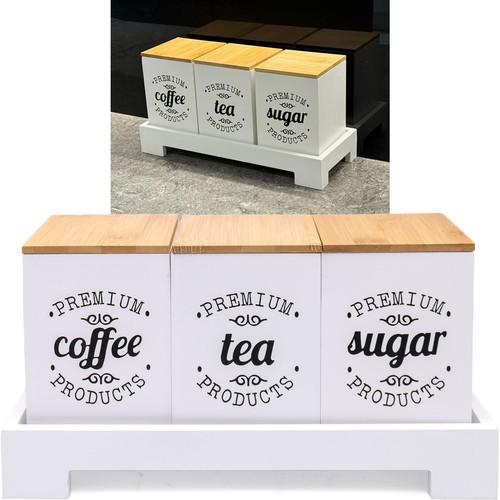 Retro white wooden tea coffee - retro,