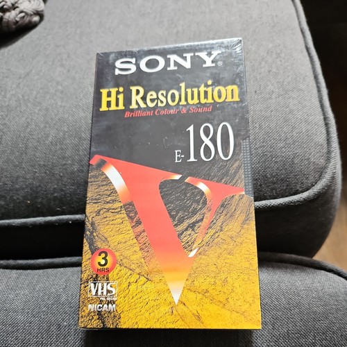 Sony vhs tape blank 180 - vhs,