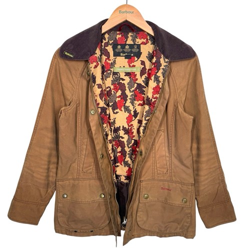 Barbour printed beadnell wax - beadnell,