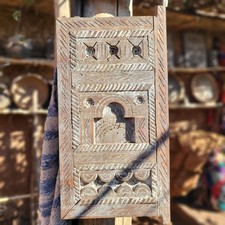 Antique berber granary door