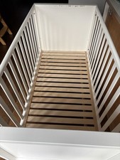 Troll baby cot bed white