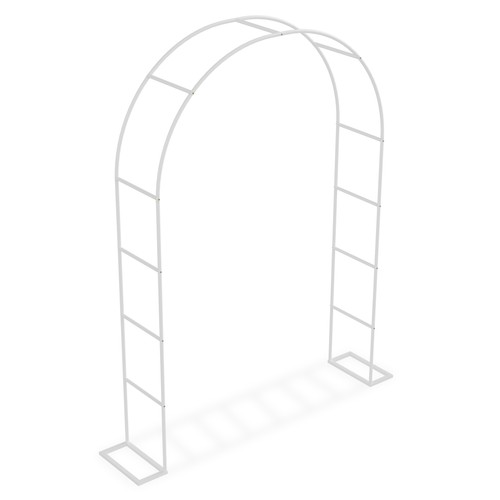 Garden arch metal 4x1 6m - metal, 2.4x1.6m