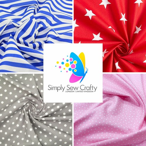 100 cotton poplin spots - –,