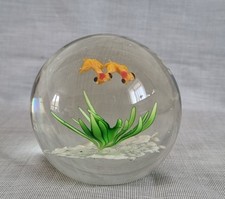 Glass Paperweight Decorated As