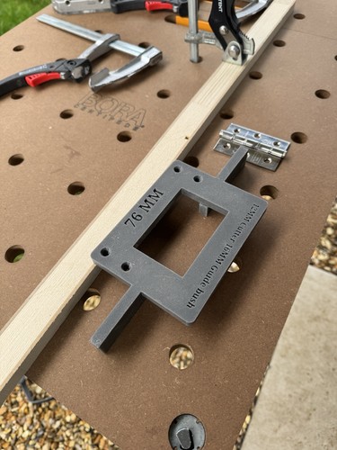 Router hinge jig for - hinge,