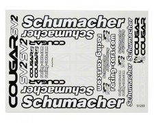 Schumacher Decal Sheet -