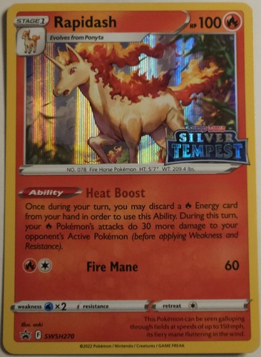Pokemon card rapidash swsh270 - pokemon,