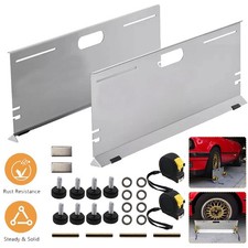 2PCS Wheel Alignment Tool Toe Plates Accurate Measure Tape And Conversion Chart