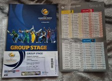 CRICKET PROGRAMME & TICKET **