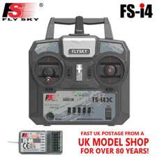 FLYSKY FS-i4X Radio Control RC Stick Transmitter Receiver 6 Channel W FS-A6 RX
