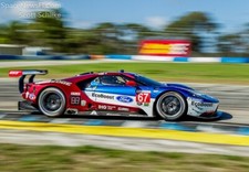 2018 8X10 PHOTO 12 HOURS OF SEBRING GANASSI FORD GT-40 RETURNS TO RACING HAIRPIN