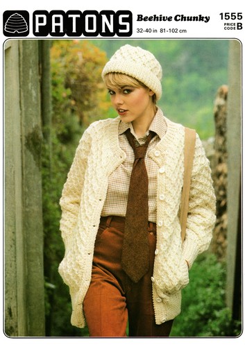 Lady hat and cardigan - hat,