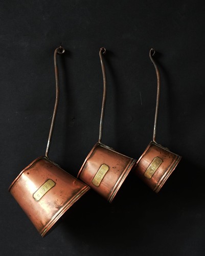 Antique set copper cider - of,