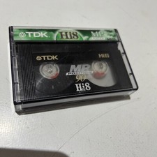 TDK Hi8 MP 60 Camcorder Video Cassette Tape, Digital 8, New,  , PAL