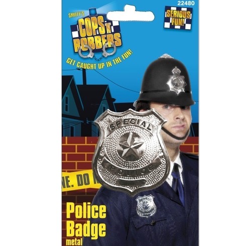 Police badge fancy dress - police,
