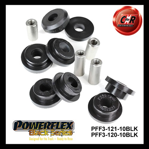 Powerflex black rear subframe - black,
