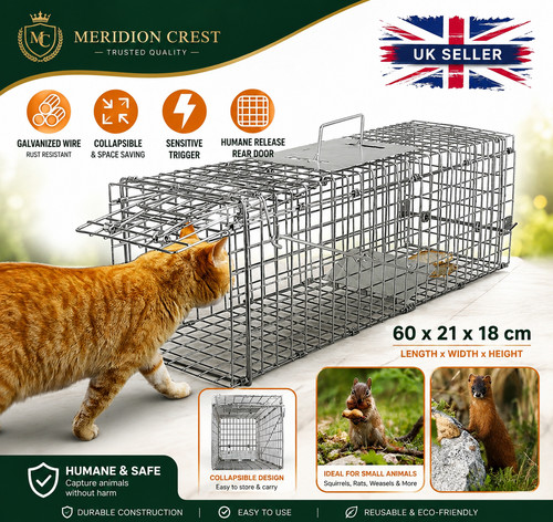 Humane live animal trap cage - humane,
