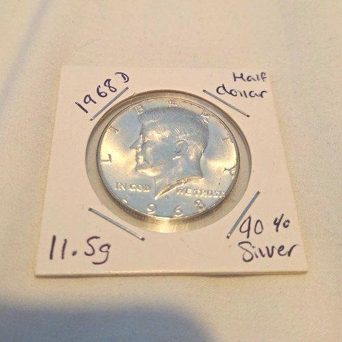 1968 kennedy half - 1968, dollar