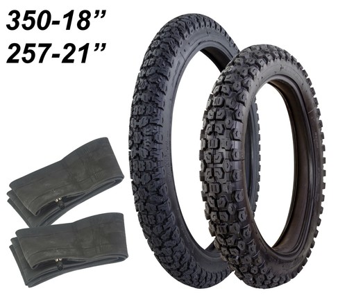 Front rear trails tyres - &,