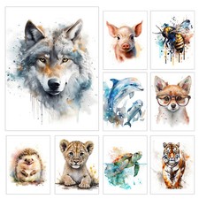 Various Animal Wall Art Metal Print Plaque Sign Prints Signs Home Décor M157