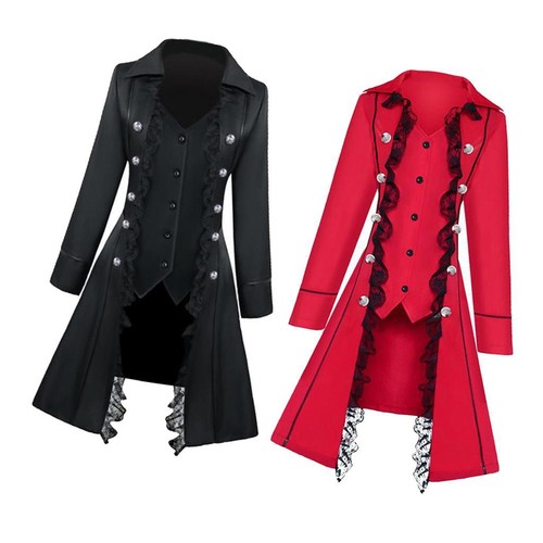 Women steampunk gothic coat - steampunk,