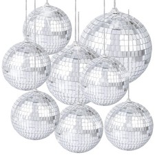 Mirror Disco Balls Silver