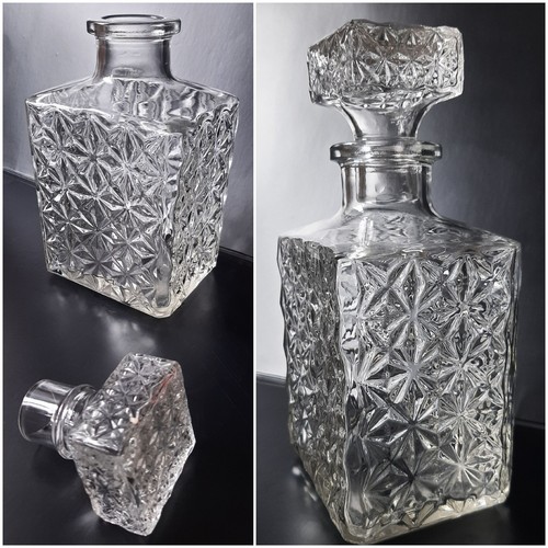 Cut glass decanter - decanter, with