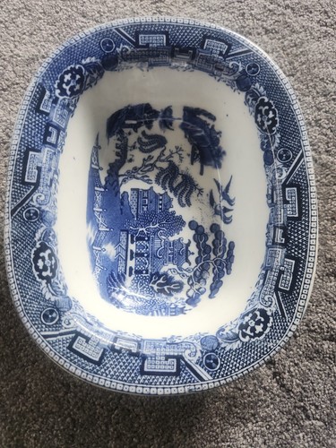Antique barker bros blue - barker,