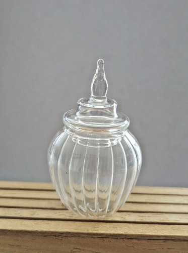 Glass counter display jar - , &