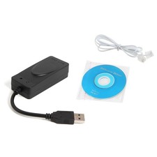 New Dual RJ11 Port USB 56K