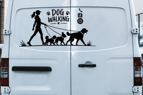 Professional dog walker car - professional,