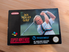 Jack Nicklaus Golf Super Nintendo SNES Video Game - Boxed CIB - FAH
