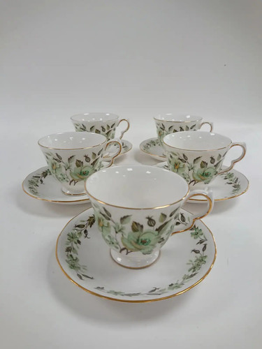 Colclough bone china tea cups - colclough,