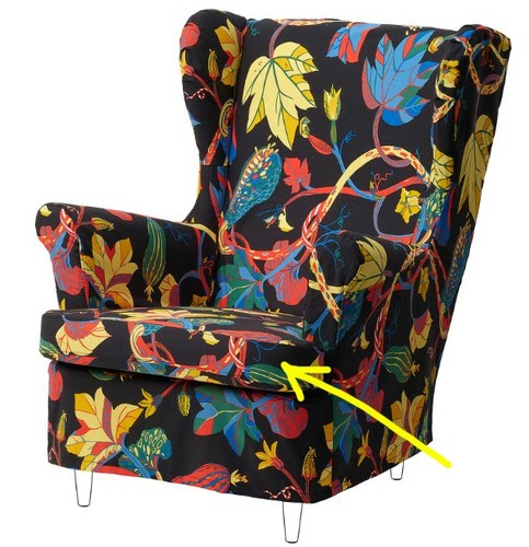 Ikea strandmon cushion - -, cover