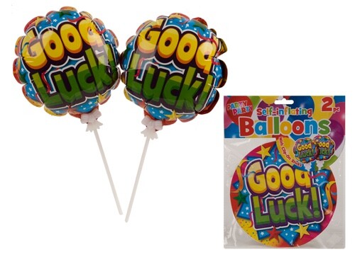 Good luck balloons stick - on,