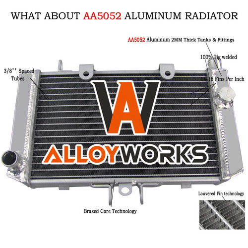 Upgraded aluminium radiator - upgraded,