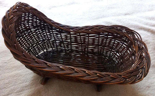 Vintage wicker rocking dolls - vintage,