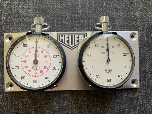 Vintage boxed heuer stopwatch - boxed,