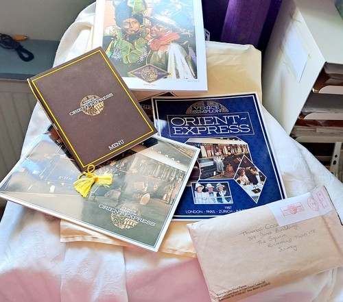 Orient express ephemera menu - ,