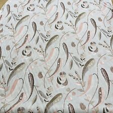 NINA CAMPBELL FABRIC 'COLBERT' 6 METRES (600c) French Grey Linen/Viscose Mix