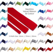 Velvet Ribbon Velour Trim Luxury Sewing Craft Christmas Decoration 7/10/19/25mm