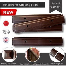 Pack of 6 Plastic Fence Panel