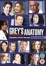 Greys Anatomy: Season 6 [DVD] [2009], , Used; Good DVD