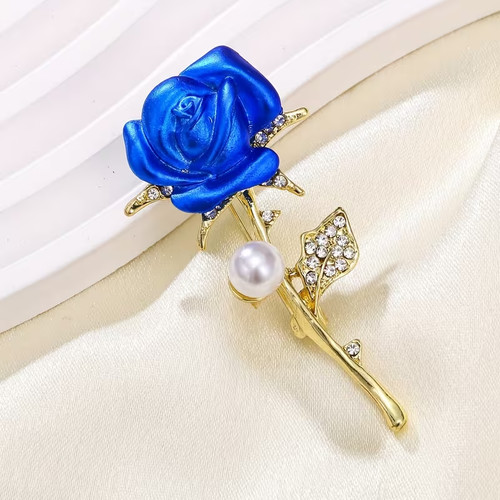 Vintage style rhinestone pearl - vintage,