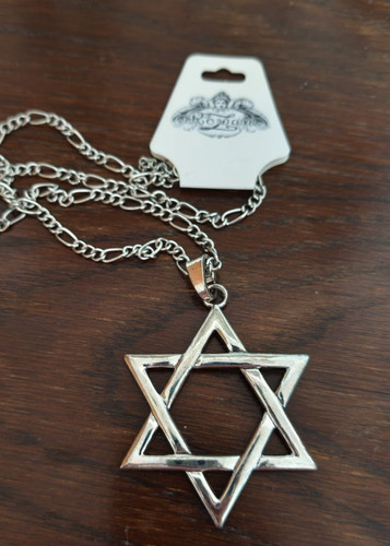 Large silver star - of, david