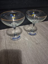 2 x Babycham Glasses - Vintage